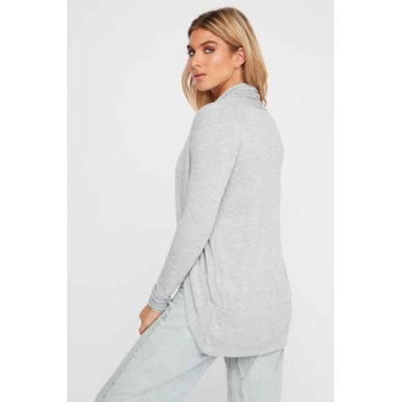 Soft Open-Front Cocoon Cardigan - Picture 2 of 2